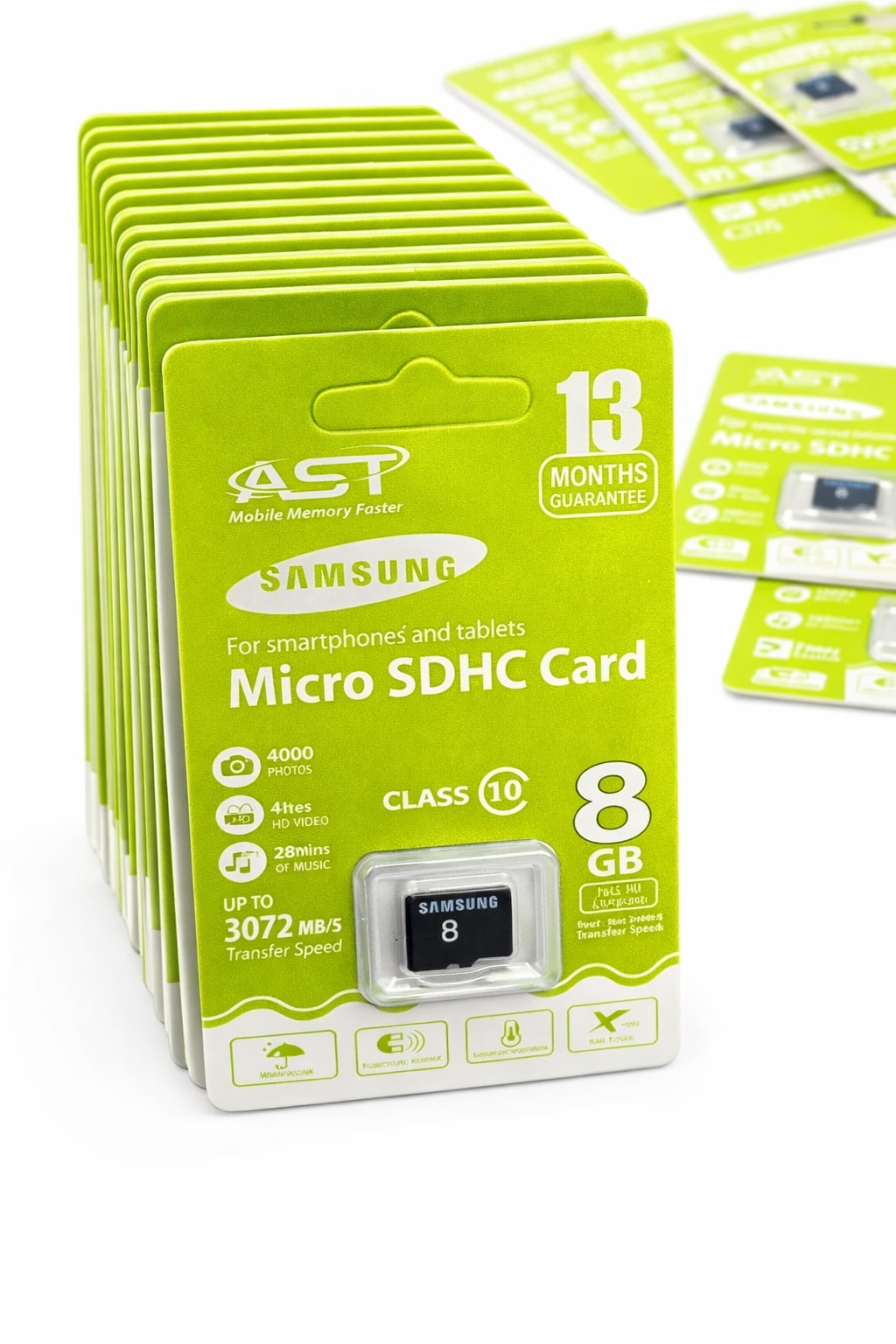 AST Samsung Micro SDHC Memory Card 8GB (Class 10) - ASTinternationalbd